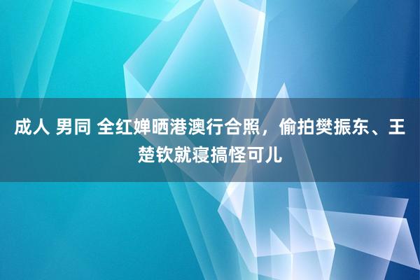 成人 男同 全红婵晒港澳行合照，偷拍樊振东、王楚钦就寝搞怪可儿