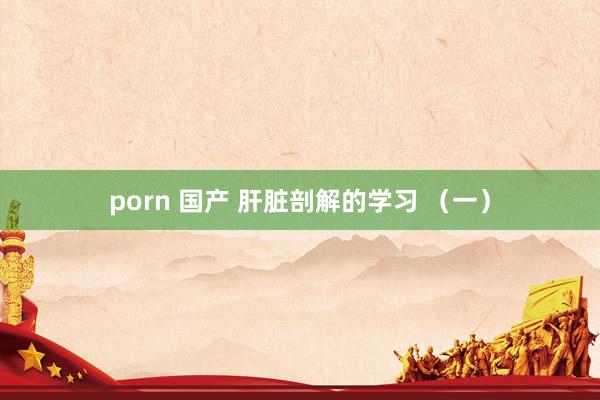 porn 国产 肝脏剖解的学习 （一）