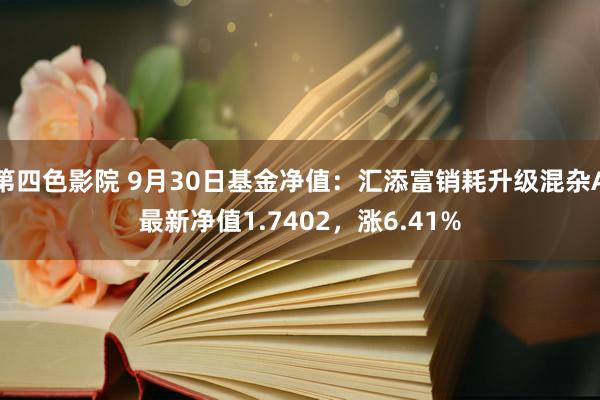 第四色影院 9月30日基金净值：汇添富销耗升级混杂A最新净值1.7402，涨6.41%