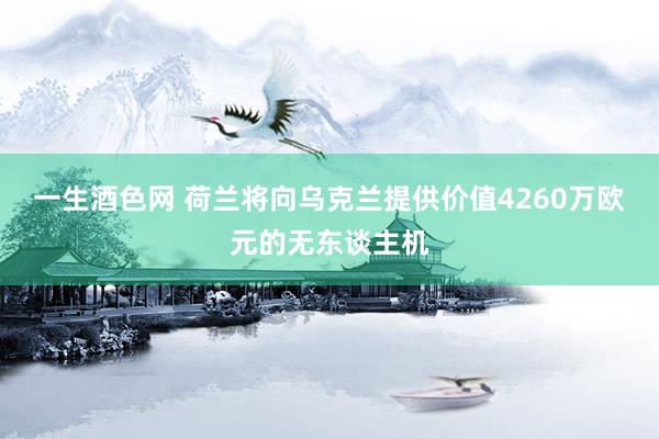 一生酒色网 荷兰将向乌克兰提供价值4260万欧元的无东谈主机