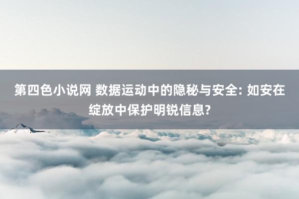 第四色小说网 数据运动中的隐秘与安全: 如安在绽放中保护明锐信息?