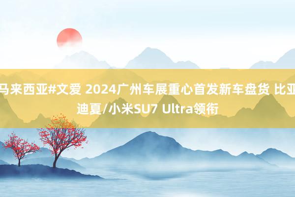 马来西亚#文爱 2024广州车展重心首发新车盘货 比亚迪夏/小米SU7 Ultra领衔