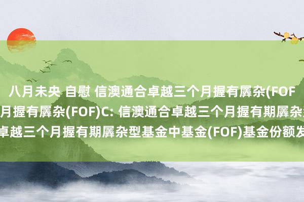 八月未央 自慰 信澳通合卓越三个月握有羼杂(FOF)A，信澳通合卓越三个月握有羼杂(FOF)C: 信澳通合卓越三个月握有期羼杂型基金中基金(FOF)基金份额发售公告